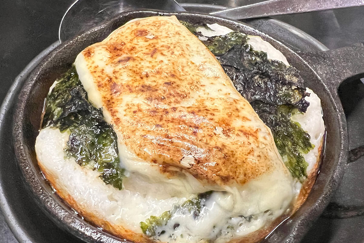 山芋鉄板焼き